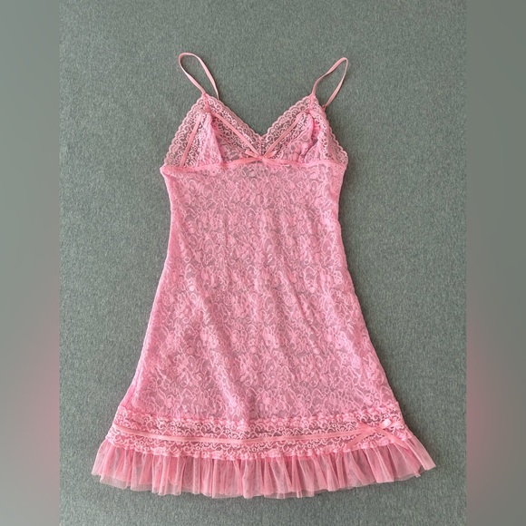 Victoria's Secret Other - Victoria's Secret Pink Lace Slip